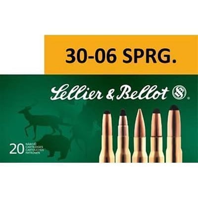 20 rounds Sellier & Bellot .30-06 Springfield 180 Grain FMJ - $16.14/$17 + Free Shipping (Buyer’s Club price shown - all club orders over $49 ship FREE)