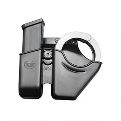 Fobus Belt CU9BH Handcuff / Mag Combo - 9mm & 40 Cal. Univ Dbl Stack - $6.88 (Add-on Item) (Free S/H over $25)