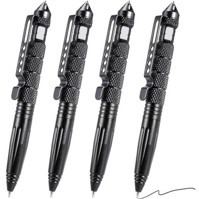 Tactical Pen for Glass Breaker Mutifunction Defense Pen (4 Pack) - $13.59 + FREE Shipping