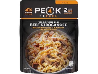 Backorder - Peak Refuel Beef Stroganoff Freeze Dried Food - $10.16 (Free Shipping on $100+ Orders)