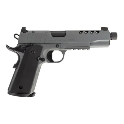 Tisas USA 1911 Night Stalker SF .45 ACP Pistol 5" 8rds, Platinum Gray - $449.99 