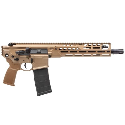 Sig Sauer MCX SPEAR-LT 5.56 NATO 11.5" 1:7" Bbl Coyote Brown Pistol w/(1) 30rd Magazine PMCX-556N-11B-LT - $2499.99 (Free Shipping over $250)