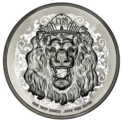 2021 1 oz Roaring Lion Silver Coin - $34.10 (Free S/H over $99)