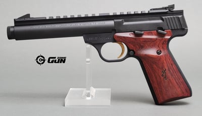 1 Left! Browning Buck Mark Field Target 22 LR 5.50" Suppressor Read Barrel,10+1 Black Aluminum Alloy Laminate Cocobolo - $468.98 + S/H $16.95 