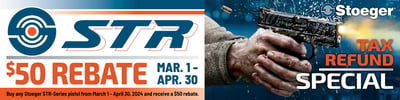 Stoeger Carry Tough Rebate - Get $50 rebate on STR-Series