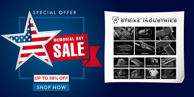 NOW Thru MAY 31st Save Up To 58% OFF ALL Strike Industries Products - ( No Coupon Needed )