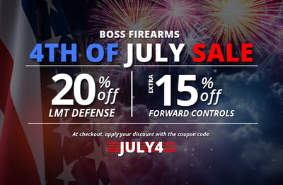 20% OFF LMT Defense + Extra 15% OFF Forward Controls Design w/ code "JULY4" - $12345