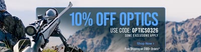 10% Off Qualifying Optics with coupon code "OPTICS0326" @ MidwayUSA