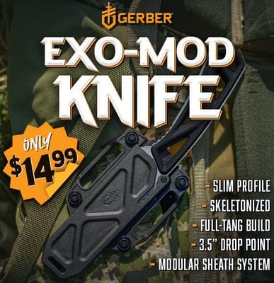 $14.99 Gerber Exo-Mod Knife @Field Supply (Free S/H over $25)