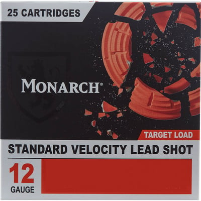 Monarch Target Load 12 Gauge Shotshells #8 1 1/8 Oz - $5.49