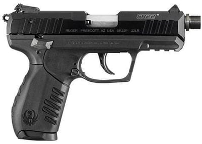 Ruger SR22 .22LR Black w/ Threaded Barrel - $319.99 