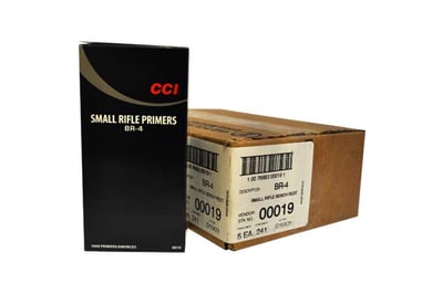 CCI 0019 BR4 Small Rifle Primers - 5000ct Case - $229.95 