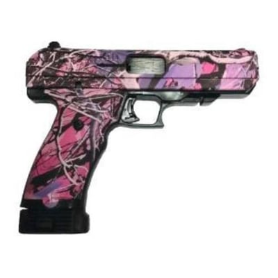 Hi-Point 45 ACP Pistol, Pink Camo Finish, 9rd, 4.5" - $153.29 