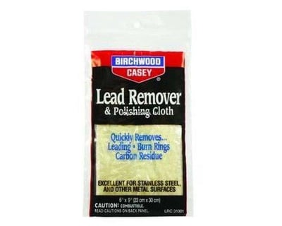 Birchwood Casey Lead Remover and Polishing Cloth, 6" x 9" - $4.95 (Free S/H over $25)