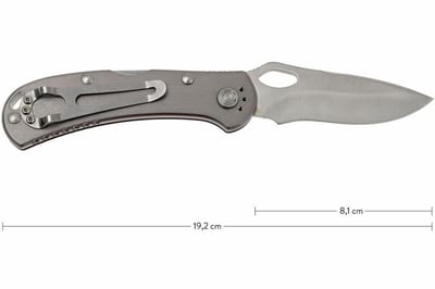 Buck Knives 0722GYS1-B Spitfire 3.25" Folding Knife - Gray - 0722GYS1-B - $49.99 (FREE Shipping over $50)
