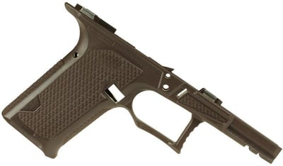 Lone Wolf Arms Dusk Compact Textured Stripped Frame For Glock 19 BROWN - $69.95 (FREE Shipping over $50)