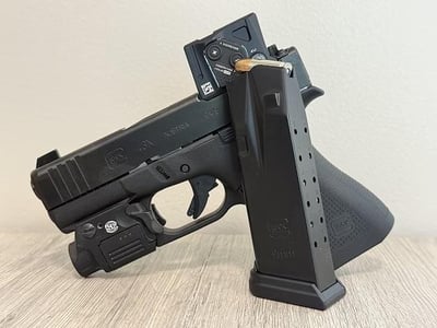Backorder - Glock 43X, 48 Magazine 9mm Luger 15-Round Steel - $30.99 (Free Shipping on $100+ Orders)