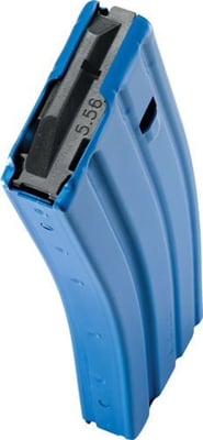C Products Defense Duramag 5.56 30 Round Aluminum Magazine BLUE - $11.95 