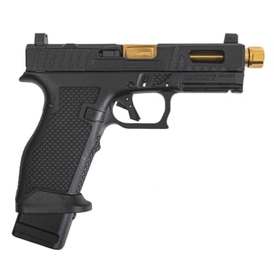 PSA Sabre Dagger Full Size - S 9mm Pistol, TiN-Threaded Barrel, W/Mag extensions, Black - $599.99