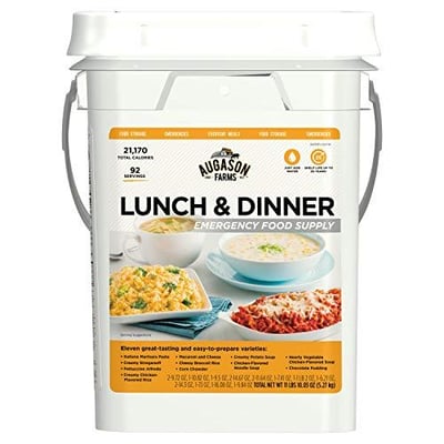 Augason Farms Lunch and Dinner Variety Pail Emergency Food Supply 4-Gallon Pail - $59.98 (Free S/H over $25)