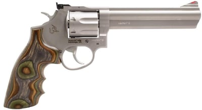 Taurus Model 66 .357mag /.38spl 6in Barrel 7rd Stainless W/Laminated Camo Wood Grips - $499.99 ($14.99 flat rate shipping)