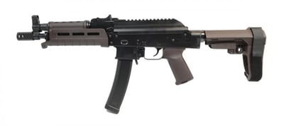 PSA AK-V 9mm MOE SBA3 Pistol, Plum - $949.99