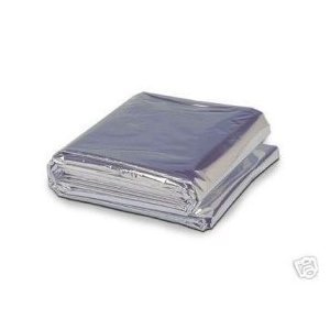 Emergency Thermal Blankets 52" X 84", 10xPack + FSSS* - $4.62 (Free S/H over $25)