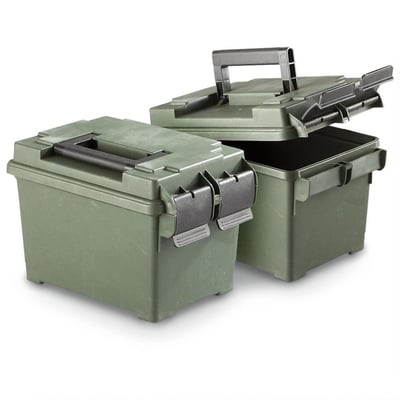 2-Pk. MTM Handgun Ammo Cans - $17.99 (Buyer’s Club price shown - all club orders over $49 ship FREE)