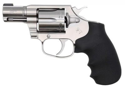 Colt Mfg Cobra 38 Special 6 Round 2" Brushed Stainless Steel Black Hogue Rubber Grip - $628 (Free S/H on Firearms)