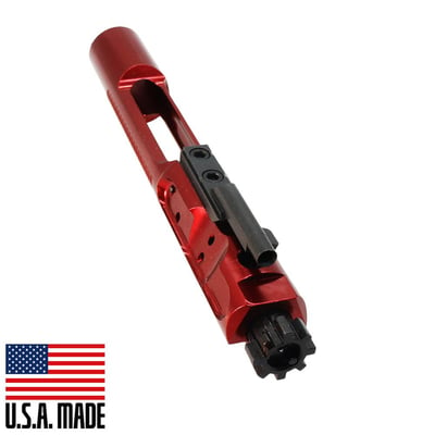 AR-15 Polished Aluminum Lightweight Competition Bolt Carrier Group - Red - $149.95