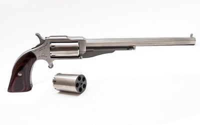 North American Arms Hogleg Revolver 22 WMR 6" Barrel 5-Round Stainless Wood - $255.65 (Free Shipping on $100+ Orders)