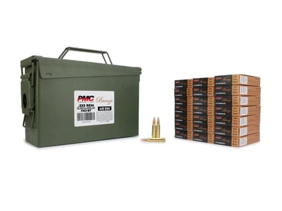 PMC Bronze 223 Remington 55 Gr FMJ-BT 420 Rounds in Heavy Duty Ammo Can - $189.99 w/ Code: 5PTODAY