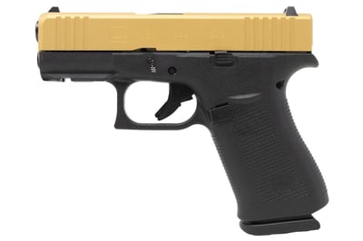 Glock 43X 9mm Pistol with Gold Slide and Black Frame - $519.99 (Free S/H on Firearms)