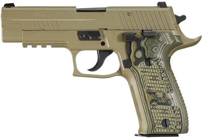 SIG SAUER P226 Scorpion 9mm 4.4" 10rd Pistol - CA Compliant - FDE Green G10 Grips - $1299.99 (Free S/H on Firearms)