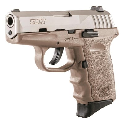 SCCY CPX-2 9mm 3.1" Barrel FDE/Stainless 10+1 Rounds - $182.99 w/code "ULTIMATE20" (Buyer’s Club price shown - all club orders over $49 ship FREE)