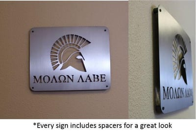 Custom made Signs with Gun logos (free shipping with $75 purchase) - $15