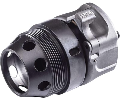 SureFire HUB Suppressor Muzzle Adapter, 5.56 NATO, 1-3/8"x24 Heat Treated 17-4 Stainless Steel Nitride Black - $217.38 (E-mail Price) 