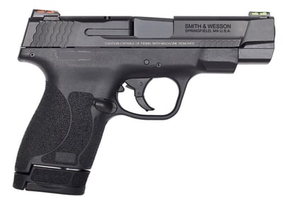 Smith & Wesson M&P Shield M2.0 Performance Center 40 S&W 4" 6+1 & 7+1 Black Armornite Stainless Steel Black Polymer Grip - $306.48 