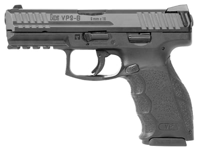HK USA VP9-B 9mm 4.09" 17rd Pistol w/ Night Sights - Black - $584.99 