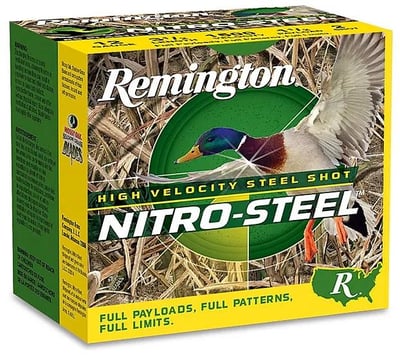 Remington Nitro-Steel 12 Ga 3" #3 1.25oz Shotgun Ammo - 250 round case - 20800-Case - $229.99  ($8.99 Flat Rate Shipping)