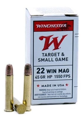 Winchester 22 Win Mag 45-Gr CPHP 1000 Rnds - $264 with code GUNDEALS10 