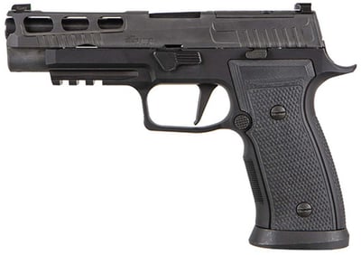 Sig Sauer P320 9mm X-Series 4.7" barrel, Black, Striker, X-Ray 3, AXG Mod Grip, Pro-Cut, Magwell, 2x10rd Mags - $575.96