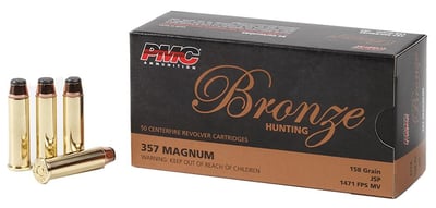 PMC Bronze 357 Magnum 158 Grain JSP 1000 Rnds - $531.25 after code GUNDEALS10 