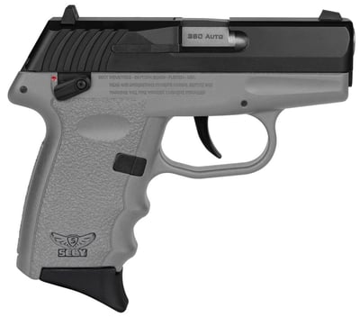 SCCY Industries CPX-4 .380 ACP 2.96" Barrel Sniper Gray Frame Black Slide Manual Thumb Safety 10rd - $217.98