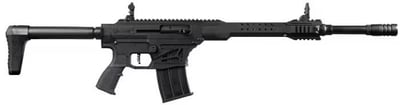 Panzer Arms MAG12 Tactical Semi-Auto12 Gauge 19.75" Bbl, Mag Fed, 3" Chambers, 2-5 Rd Mags, Flip Up Sight, Choke Tubes, Black - $379