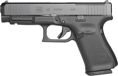 Glock 49 Gen5 MOS 9mm 4.49" Barrel 15-Rounds - $560.74 (E-Mail Price)