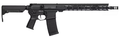 CMMG RESOLUTE Mk4 Semi-Automatic 5.56x45mm Rifle, 14.5" Barrel with Pinned & Welded Muzzle Device, 30+1 Capacity - Armor Black Cerakote - 55A060B-AB - $1254.38