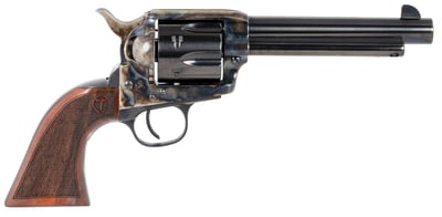 TAYLORS AND COMPANY Smoke Wagon 45 LC 5.5" 6rd Revolver - Case Hardened Walnut - $529 