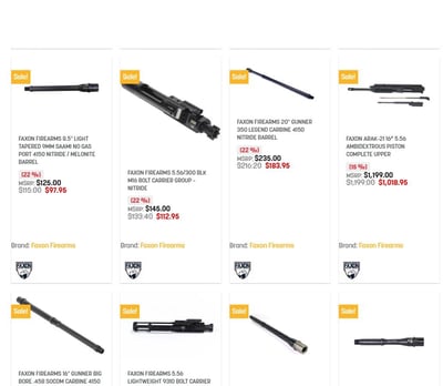 15% off Faxon Barrels @ Dirty Bird Industries