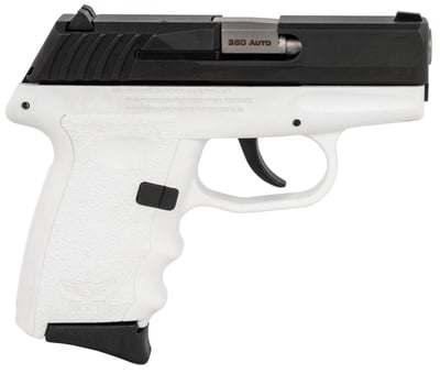 SCCY CPX-3 .380 ACP 3.10" barrel White Polymer Grip 10rd - $202.78 